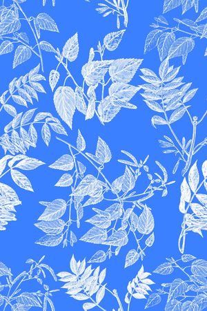 线条花卉印花华亿平台图片