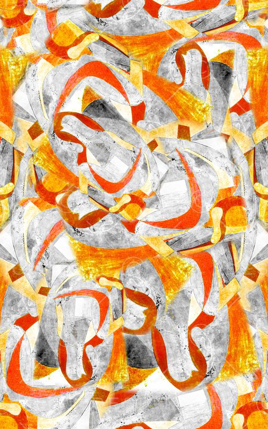 笔触印花华亿平台图片