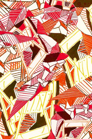 笔触印花华亿平台图片