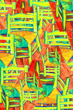 笔触印花华亿平台图片