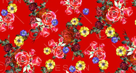 手绘印花华亿平台图片