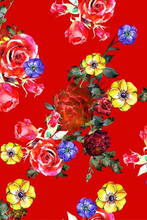 手绘印花华亿平台图片