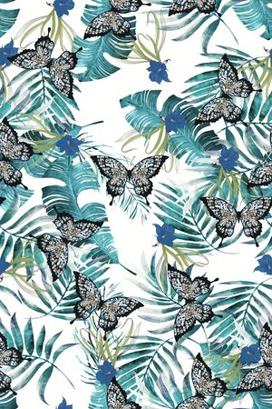 植物印花华亿平台图片