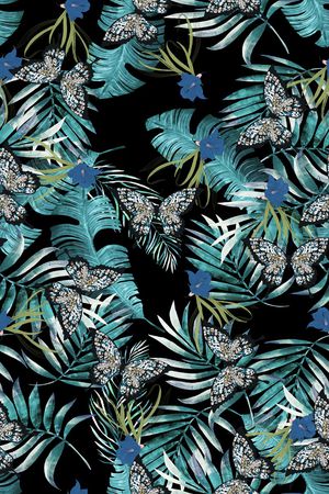 动物纹印花华亿平台图片