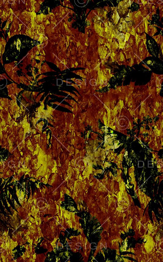 抽象花卉印花华亿平台图片