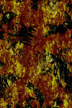 抽象花卉印花华亿平台图片