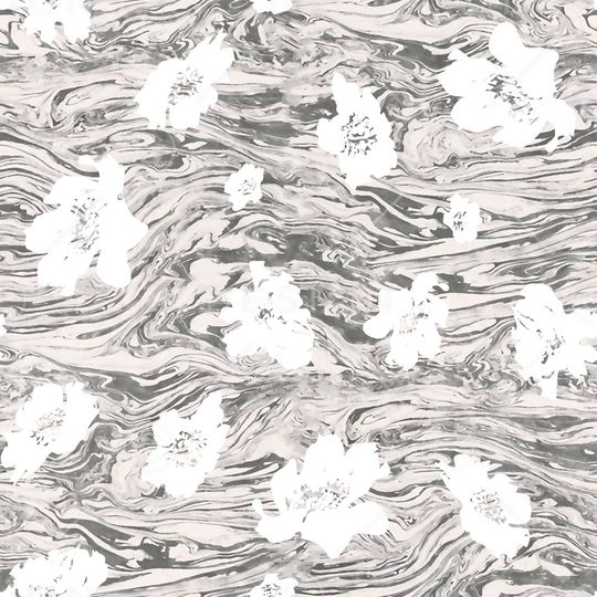 抽象花卉印花华亿平台图片