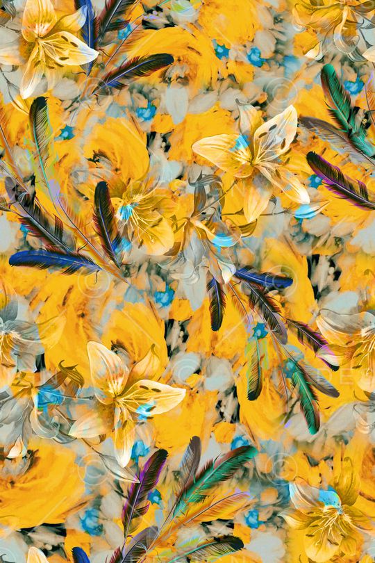 抽象印花华亿平台图片