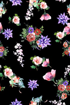 小碎花印花华亿平台图片