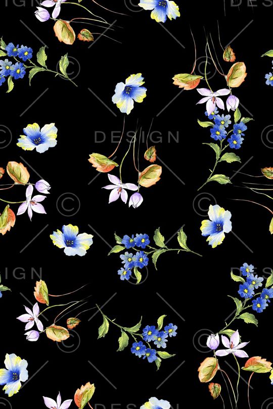 小碎花印花华亿平台图片