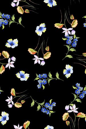 小碎花印花华亿平台图片