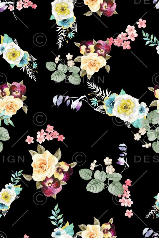 小碎花印花华亿平台图片