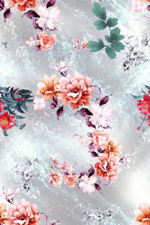 小碎花印花华亿平台图片