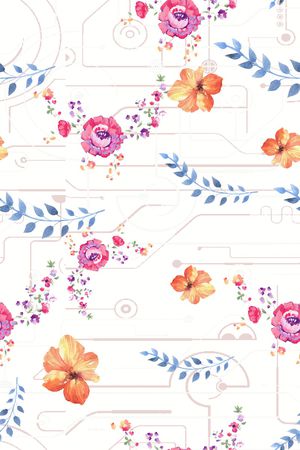 小碎花印花华亿平台图片