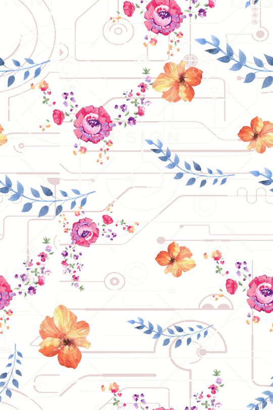 小碎花印花华亿平台图片