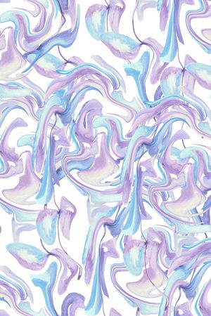 水彩花卉印花华亿平台图片