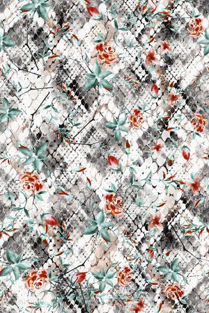 抽象印花华亿平台图片