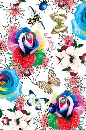 蜜蜂印花华亿平台图片