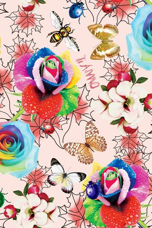 蜜蜂印花华亿平台图片