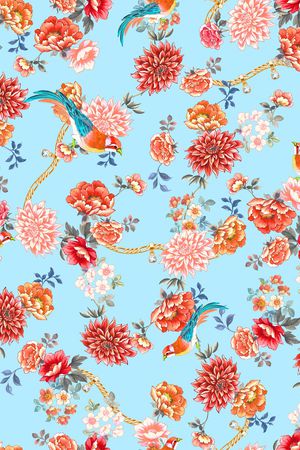 鸟/昆虫印花华亿平台图片