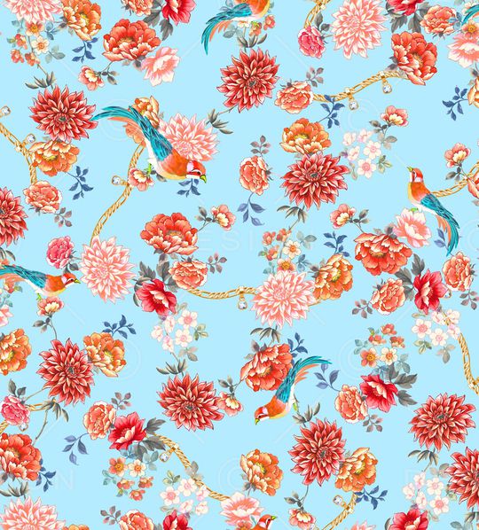 鸟/昆虫印花华亿平台图片