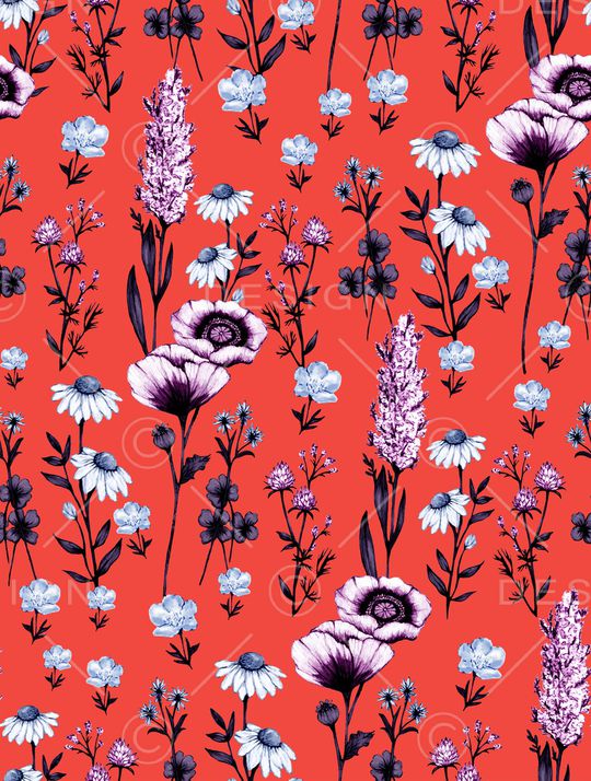 小碎花印花华亿平台图片