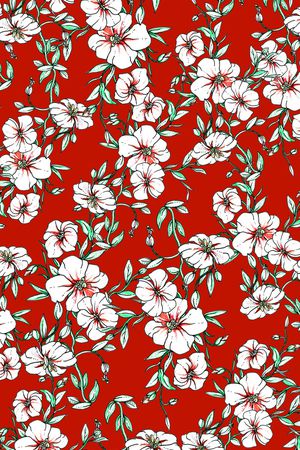 小碎花印花华亿平台图片