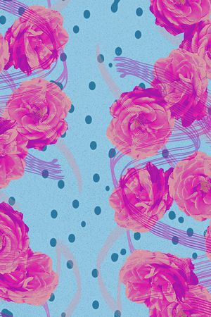 抽象印花华亿平台图片