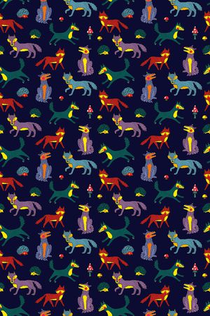 狐狸印花华亿平台图片