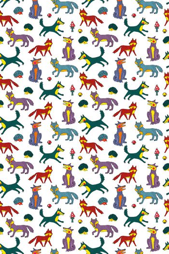 1112760-趣味动物 狐狸 刺猬--3