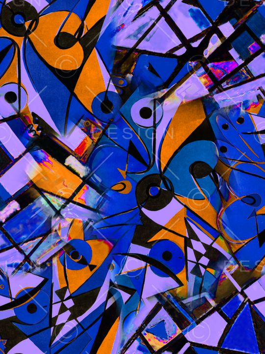 抽象印花华亿平台图片