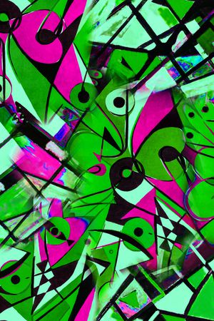 抽象印花华亿平台图片