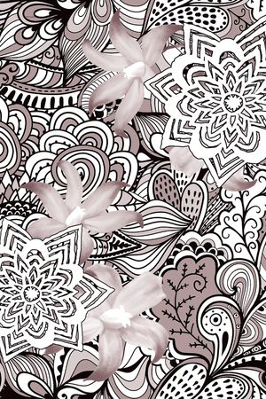 抽象印花华亿平台图片