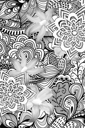 抽象印花华亿平台图片