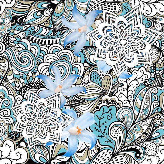 抽象印花华亿平台图片