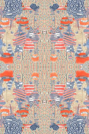 格子印花华亿平台图片