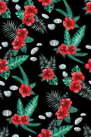 绿植树叶印花华亿平台图片