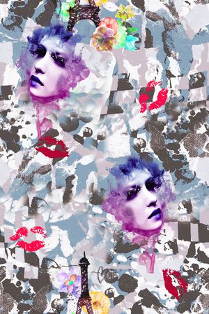 唇印印花华亿平台图片