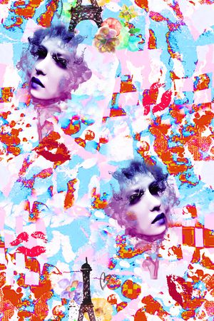 唇印印花华亿平台图片