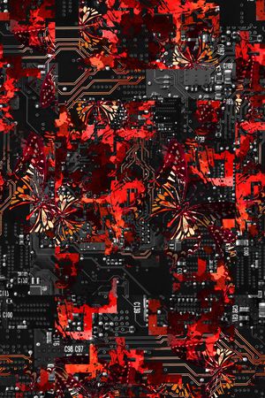 肌理印花华亿平台图片