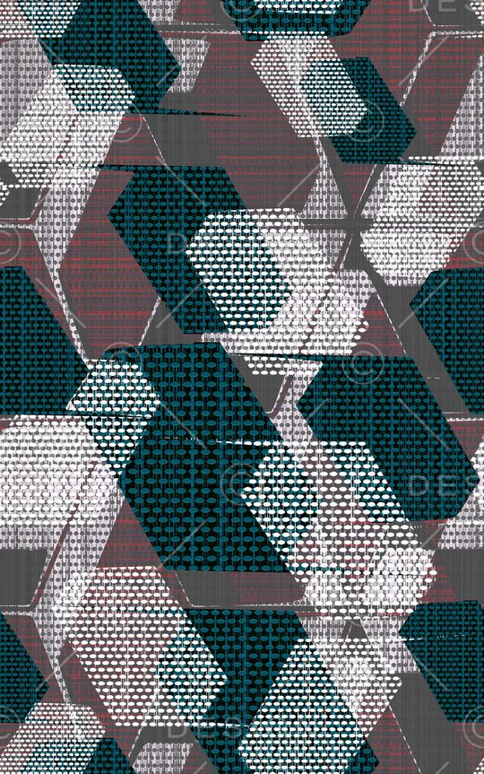 几何印花华亿平台图片