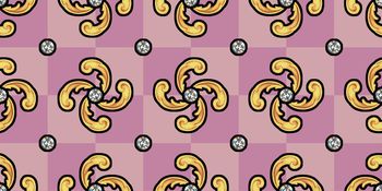 1114014-180901格子粉色