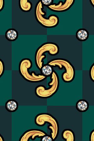 格子印花华亿平台图片