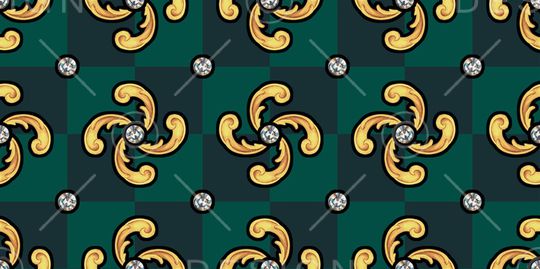 格子印花华亿平台图片