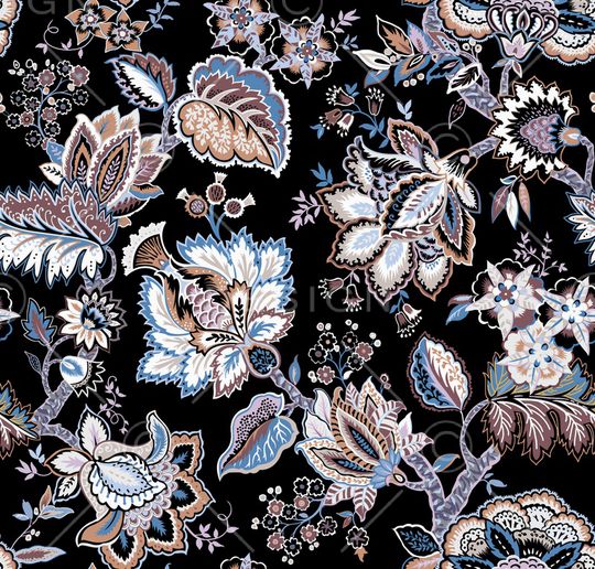 佩斯利印花华亿平台图片