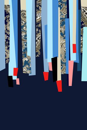 佩斯利印花华亿平台图片