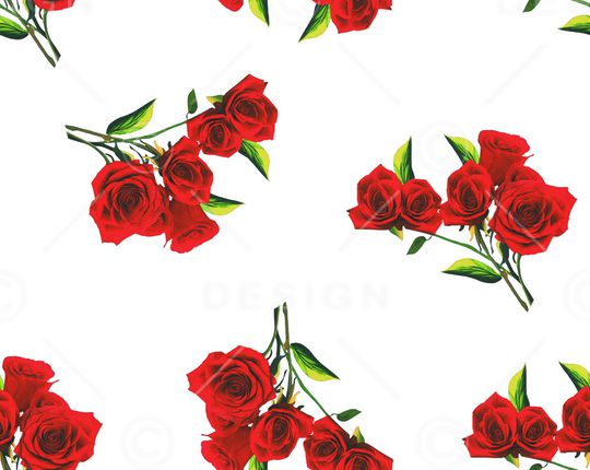 水彩花卉印花华亿平台图片