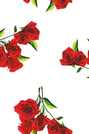 水彩花卉印花华亿平台图片