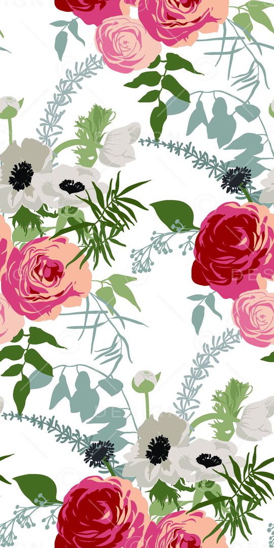 玫瑰花印花华亿平台图片