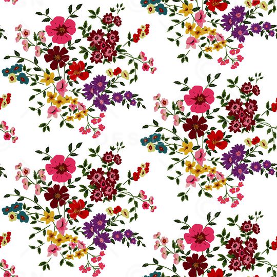 玫瑰花印花华亿平台图片